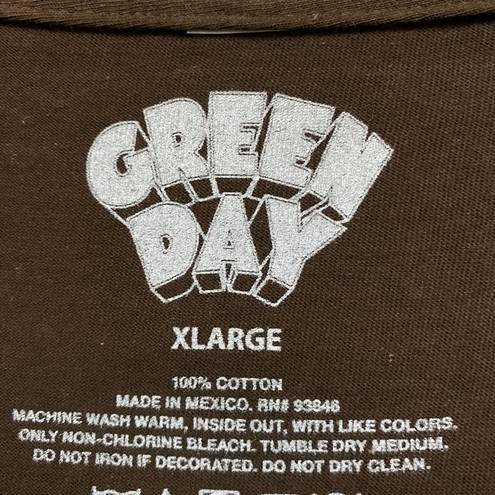 Green Day Dookie Album Punk Rock Band Poster Tee XL