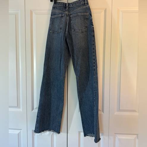 ZARA  High Waist Straight leg jeans