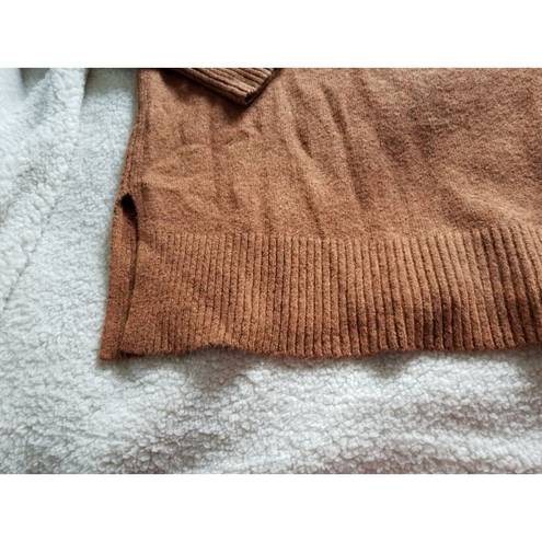 Treasure & Bond  Knit Crewneck Wool Blend Long Sleeve Rust Sweater Top Womens S