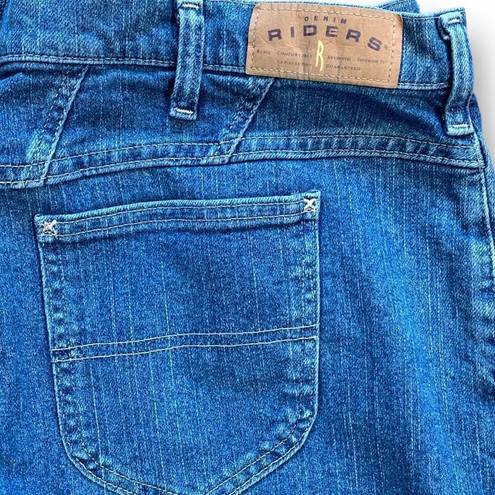 Riders By Lee Vintage  Jeans High Waisted Mom Style Medium Wash Denim Plus Size