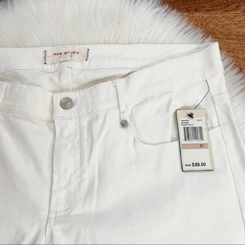 Max Studio  White Skinny Jeans