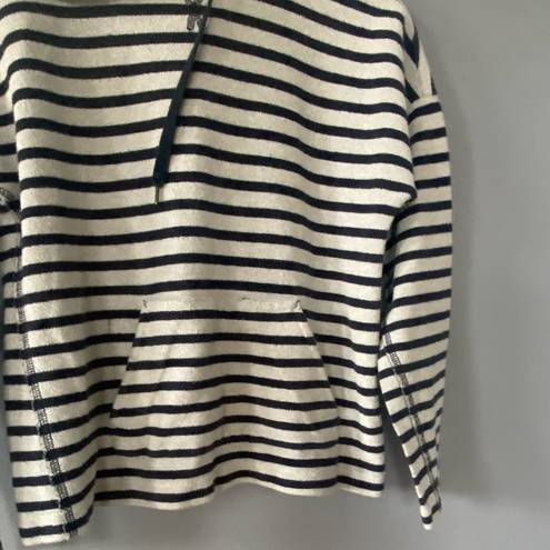 Alexander Wang T by  Navy Stripe French Terry Hoodie