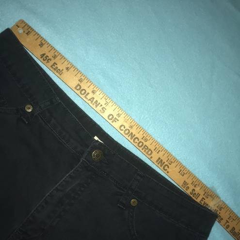 St. John’s Bay  relaxed fit boot cut high waisted black jeans 100% cotton size 12