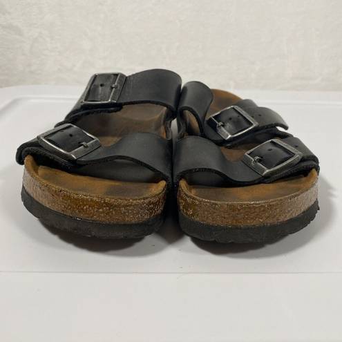 Birkenstock  Arizona Soft Footbed - Black Oiled Leather (Unisex) EU 39 US L8 M6