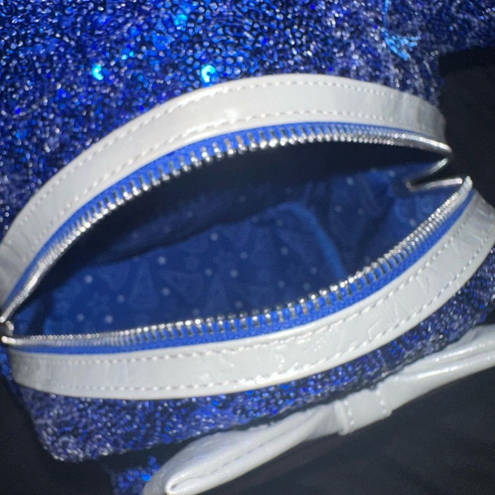 Lounge Fly  Disney Make a wish sequin sparkle sorcerer Mickey Backpack Blue White