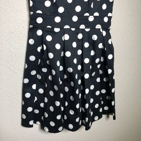 Marilyn Monroe  Black/White Polka Dot A Line Dress