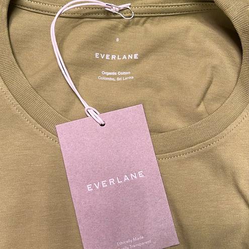 Everlane  Box cut crew neck T-shirt in yellow green Size S NWT