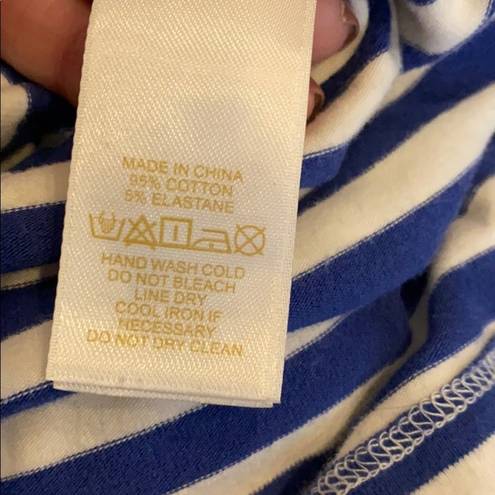 Kate Spade  New York Blue & White Striped Shirt