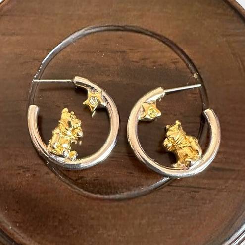 Disney  Winnie the Pooh Hoop Earrings