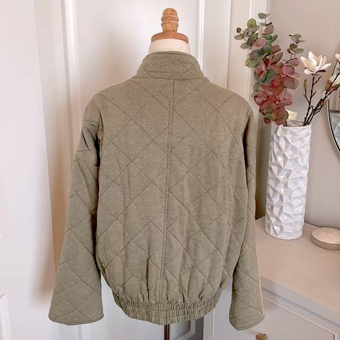 Bagatelle SALE 🏷️  | Green Quilted Bomber Jacket