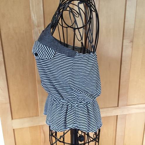 Kirra  sleeveless blue cute summer TOP size Small