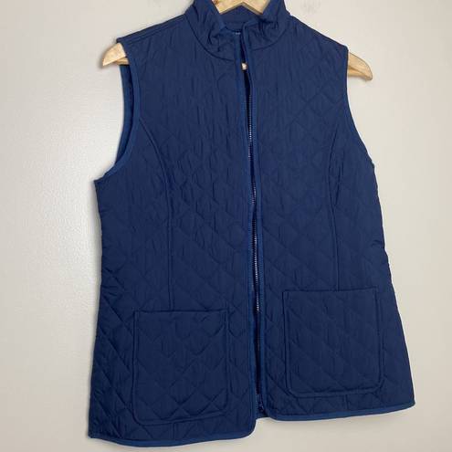 Tommy Hilfiger  Zip Up Quilted Vest With Pockets