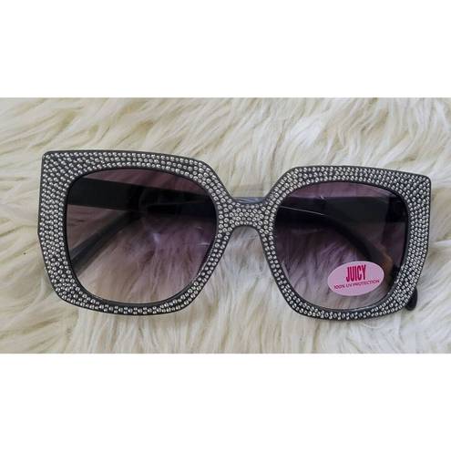 Juicy Couture  Oversized Rhinestone Studded Sunglassss NWT