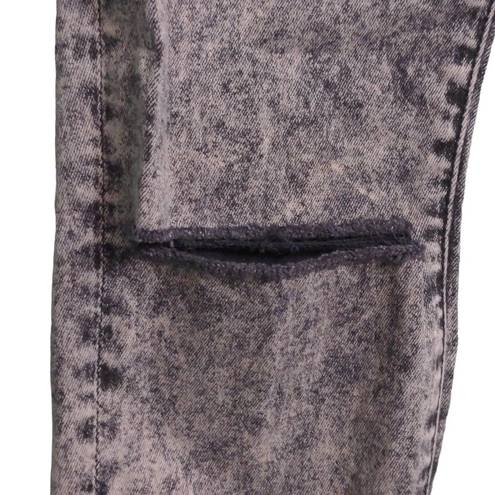 One Teaspoon  Womens Jeans High Waist Freebird II Tapered Gray Distressed Fray 26