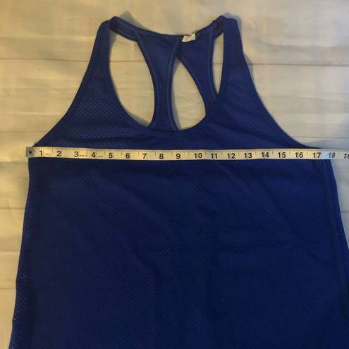 Xersion  Womens Blue Racerback Tank Sz M