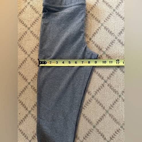 Juicy Couture  Vintage heathered gray soft  leggings w side zipper ruching NWOT S