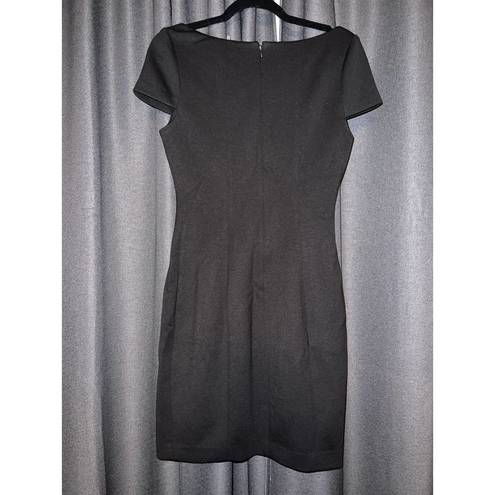 Elle  Tahari Bernice Short-Sleeve Fitted Dress Size 4 NWT