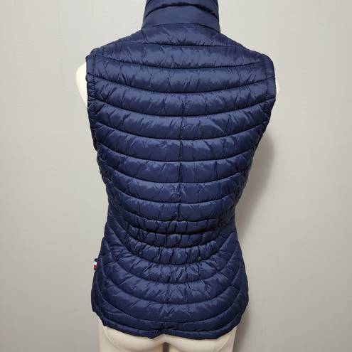 Tommy Hilfiger  blue nylon puffer vest size xs