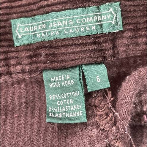 Krass&co Lauren jeans  90 vintage Ralph Lauren brown classic bootcut corduroy sz 6