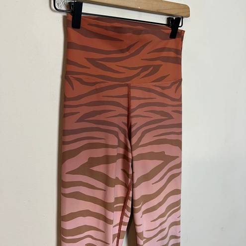 Beach Riot - Jungle Piper Legging Rust Zebra Athletic Training Workout Gym Yoga