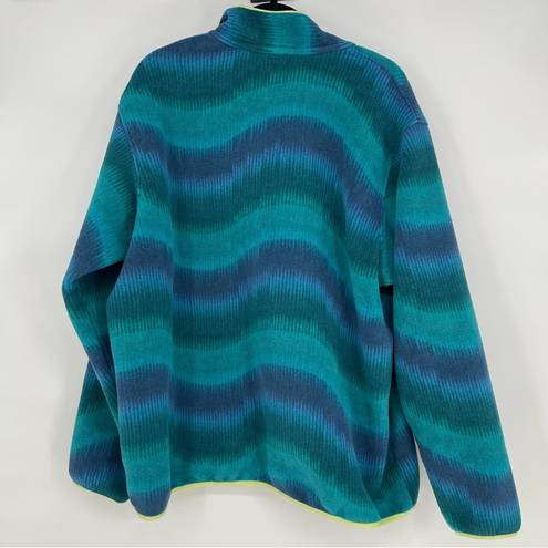 Patagonia  LIGHTWEIGHT SYNCHILLA SNAP T PULLOVER NWT AURORA DARK BOREALIS GREEN