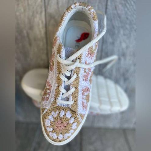 Free People  crochet sneakers size 9