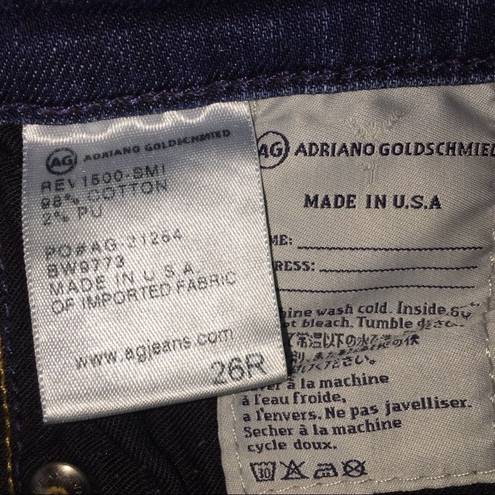 AG Adriano Goldschmied  extreme skinny jeans size 26R