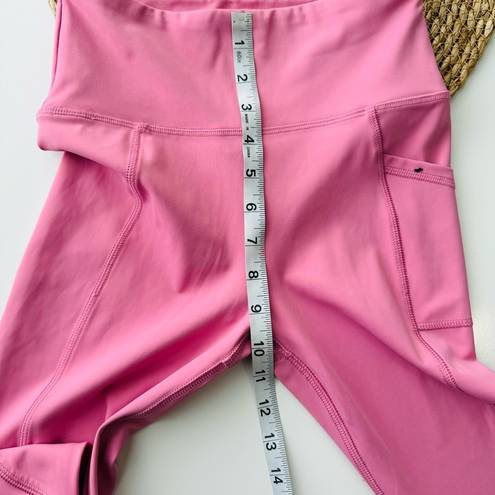 Gottex  Lab Pink Ankle Length Workout Athletic Leggings Size Small