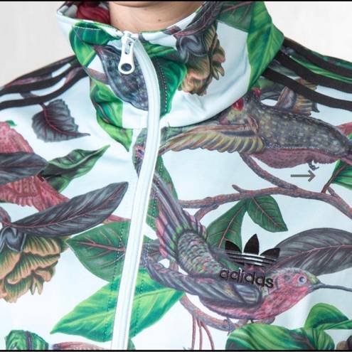 Adidas RARE  Farm Rio Collab Florera Battle of the Birds Track Jacket Size Medium