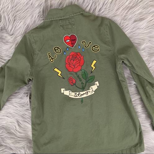 Forever 21  | Love Story Graphic Lightweight Jacket