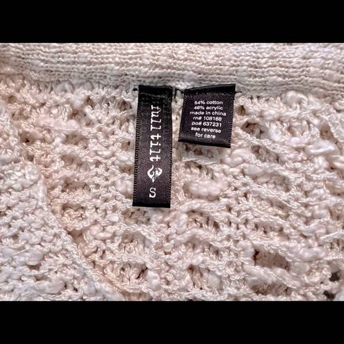 Full Tilt  loose knit Hi/Lo pullover hoodie sweater in size Small