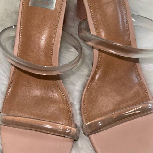 DV by Dolce Vit a Merrick Nude Clear Heels Womens 9