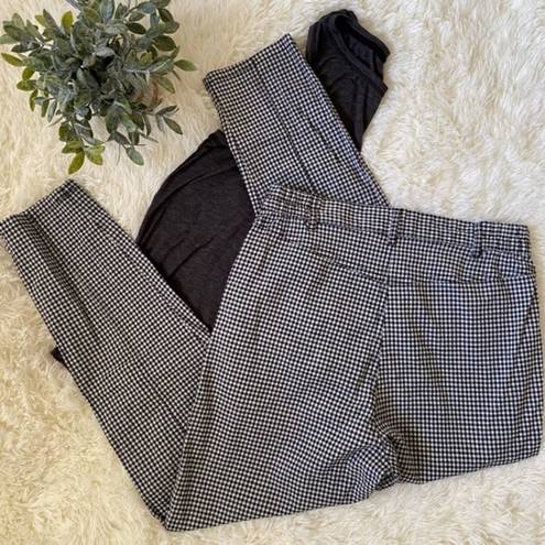 Silence + Noise  Plaid High Waist Ankle Pants