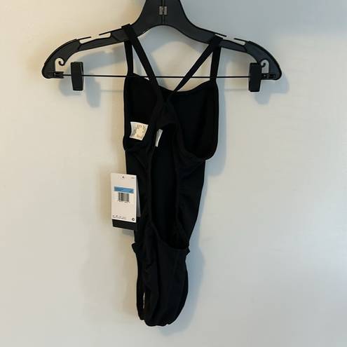 Nike  Hydrastrong Black One Piece Swimsuit