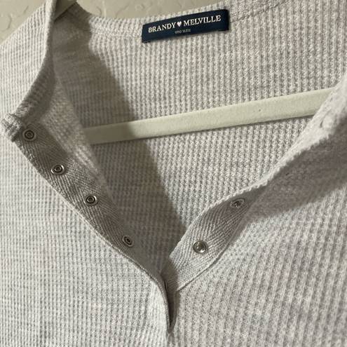 Brandy Melville Grey Thermal