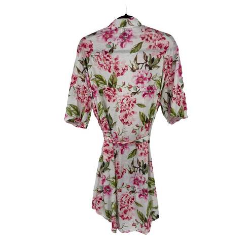 Show Me Your Mumu  Womens Size OS Brie Robe Garden Of Blooms Pink Floral Hi-Low