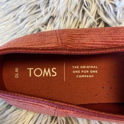 Toms  Perfect Fall Shoes‎ Slip-ons Women's 10W Corduroy