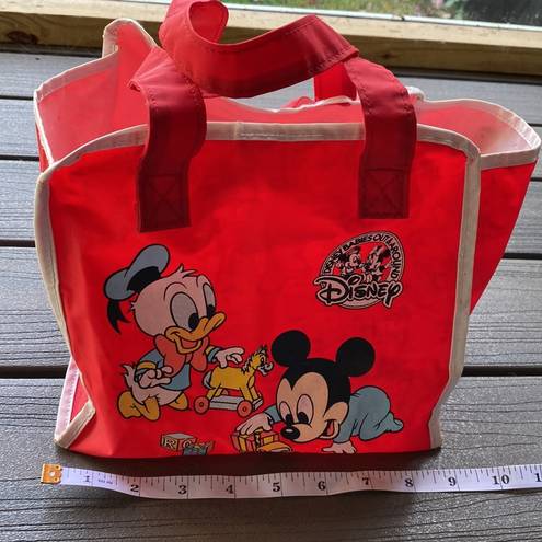 Disney Vintage 1985  Babies Out & Around Red Bag/Tote