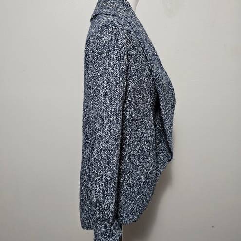 DKNY  Jeans Blue Marled Shawl Collar Cardigan Size Small