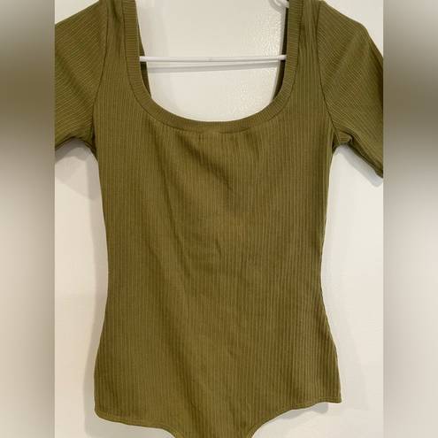 n:philanthropy NWT  Revolve Langley Bodysuit Olive Green