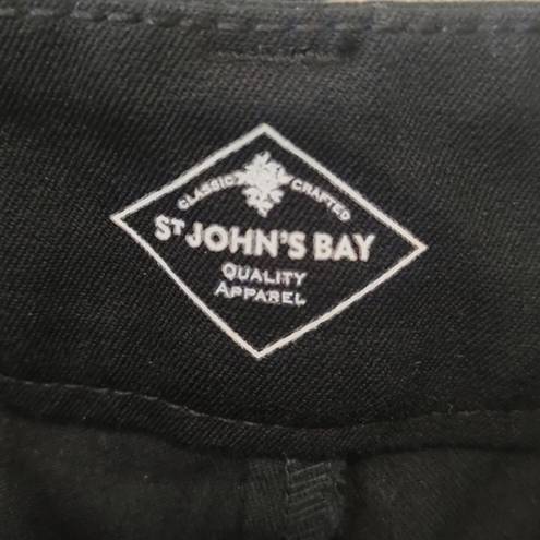 St. John’s Bay Women's St John's Bay Straight Leg Twill Pants Size 10/12 EUC #2936