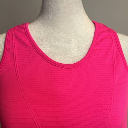 Zyia  hot pink workout top nylon blend activewear details throughout spring - M
