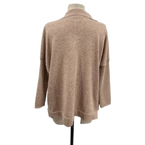 Tuckernuck  Clayton Knit Linen Polo Sweater Tencel Linen Tan Beige Size XS/S