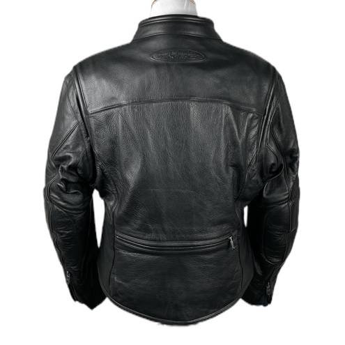 Harley Davidson  FXRG Leather Motorcycle Jacket, Black, X-Large