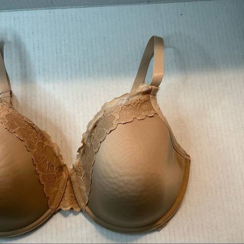 Natori  Bra Hidden Glamour Full Fit Contour Underwire Bra Cafe 34DDD EUC #736044