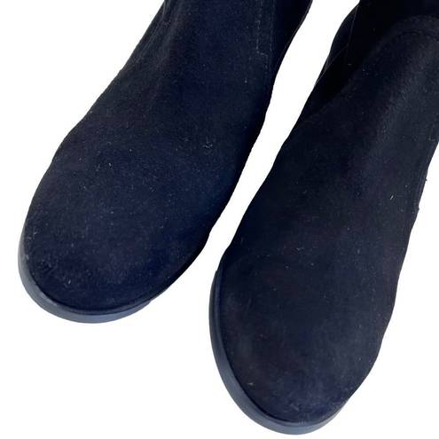 Stuart Weitzman  Shorty black suede ankle boots