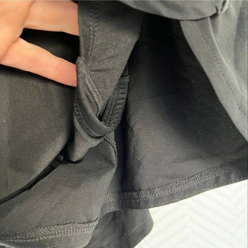 Athleta  Black running shorts with built in briefs Size XS