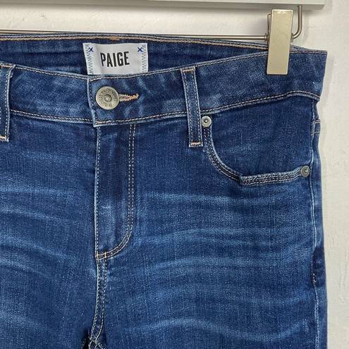 Paige  Blue Enchant Brigitte Boyfriend Fit Denim Jeans 24