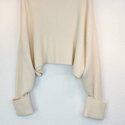 Solace London  Nosara Extended Cuffed Sleeve Turtleneck Sweater US Size 6