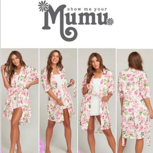 Show Me Your Mumu  Floral Pink Robe